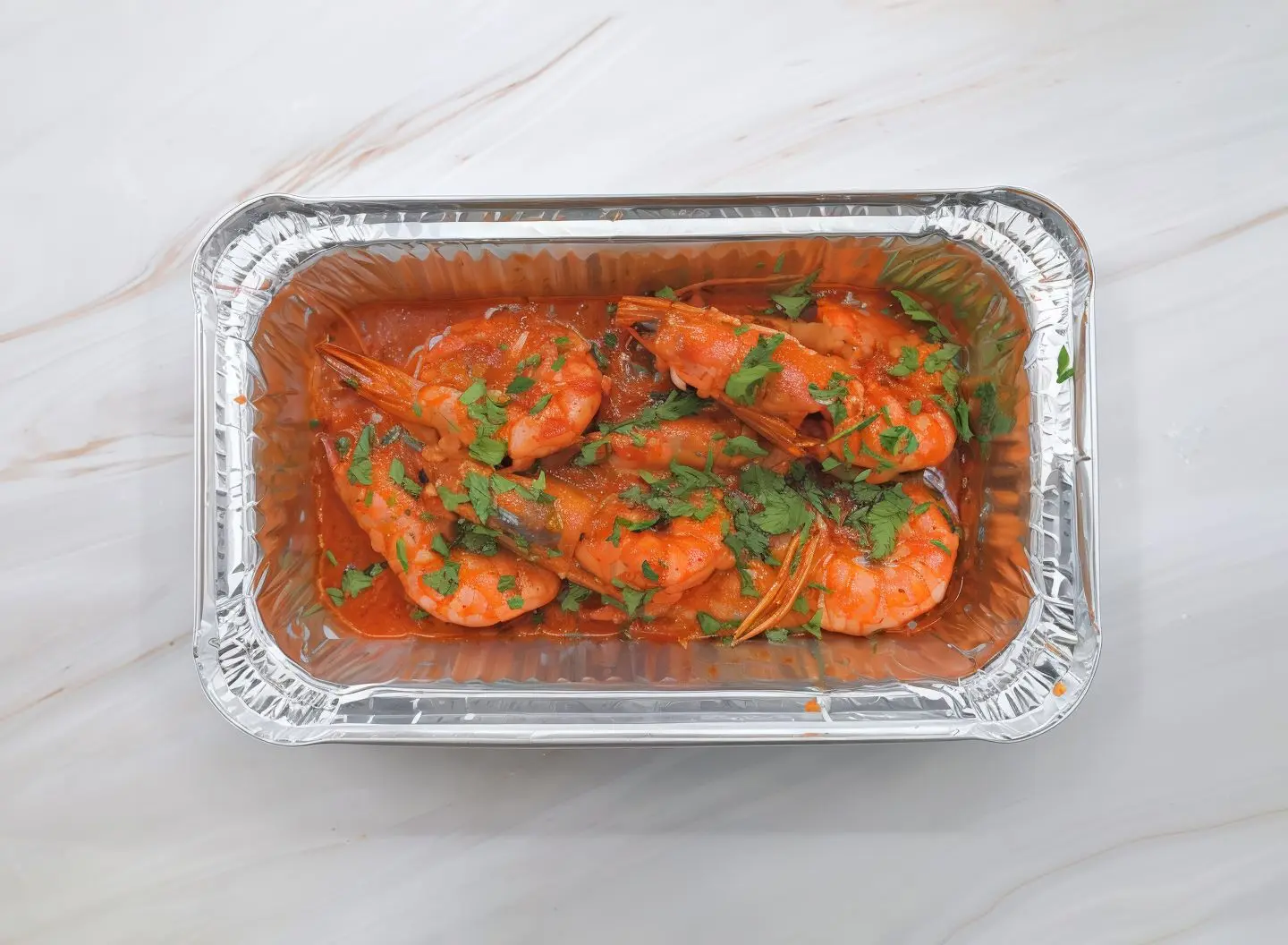 Spicy Shrimp Tagine With Olive Oil