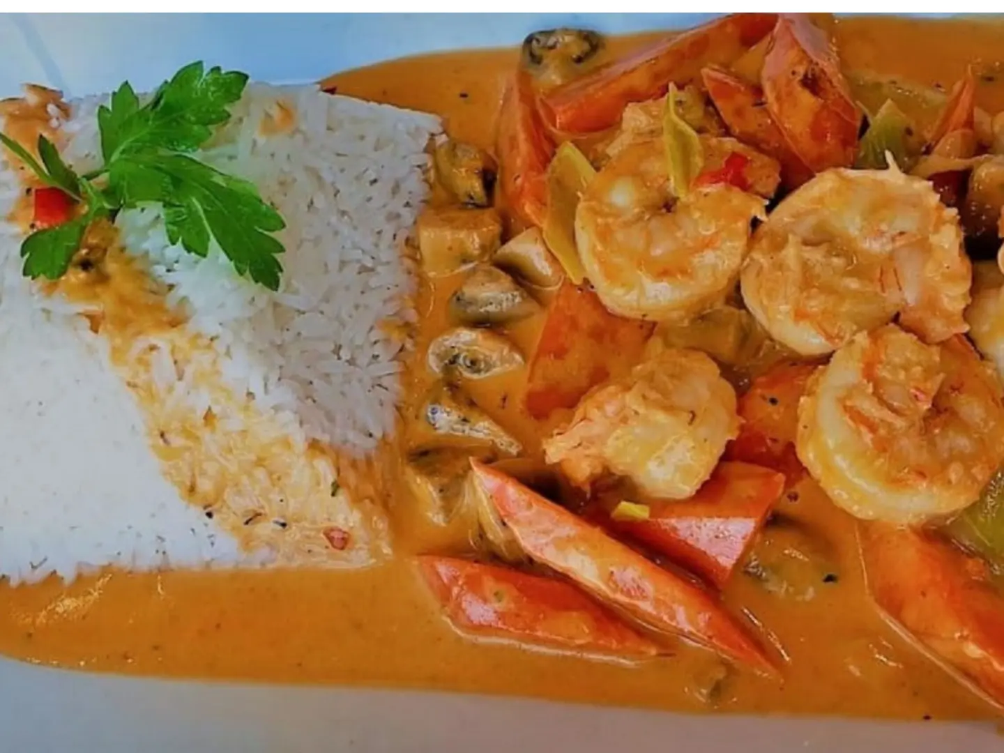 ووق روبيان بالكريمة