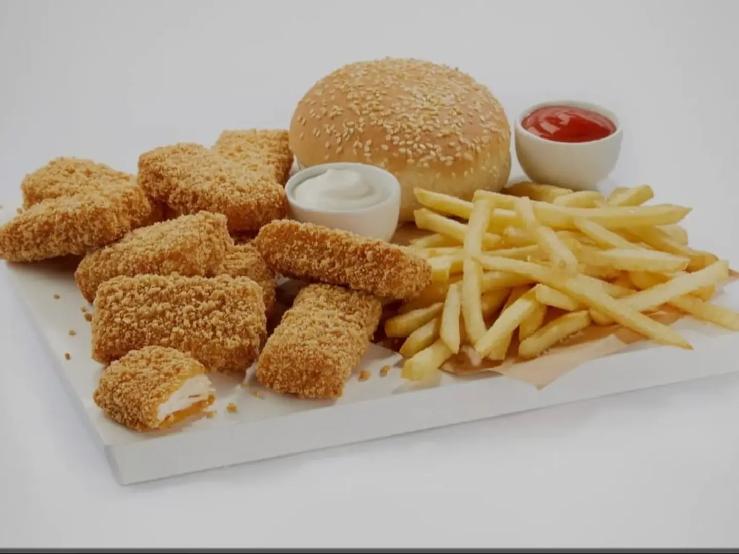 10 Pieces Pulled Chicken Meal