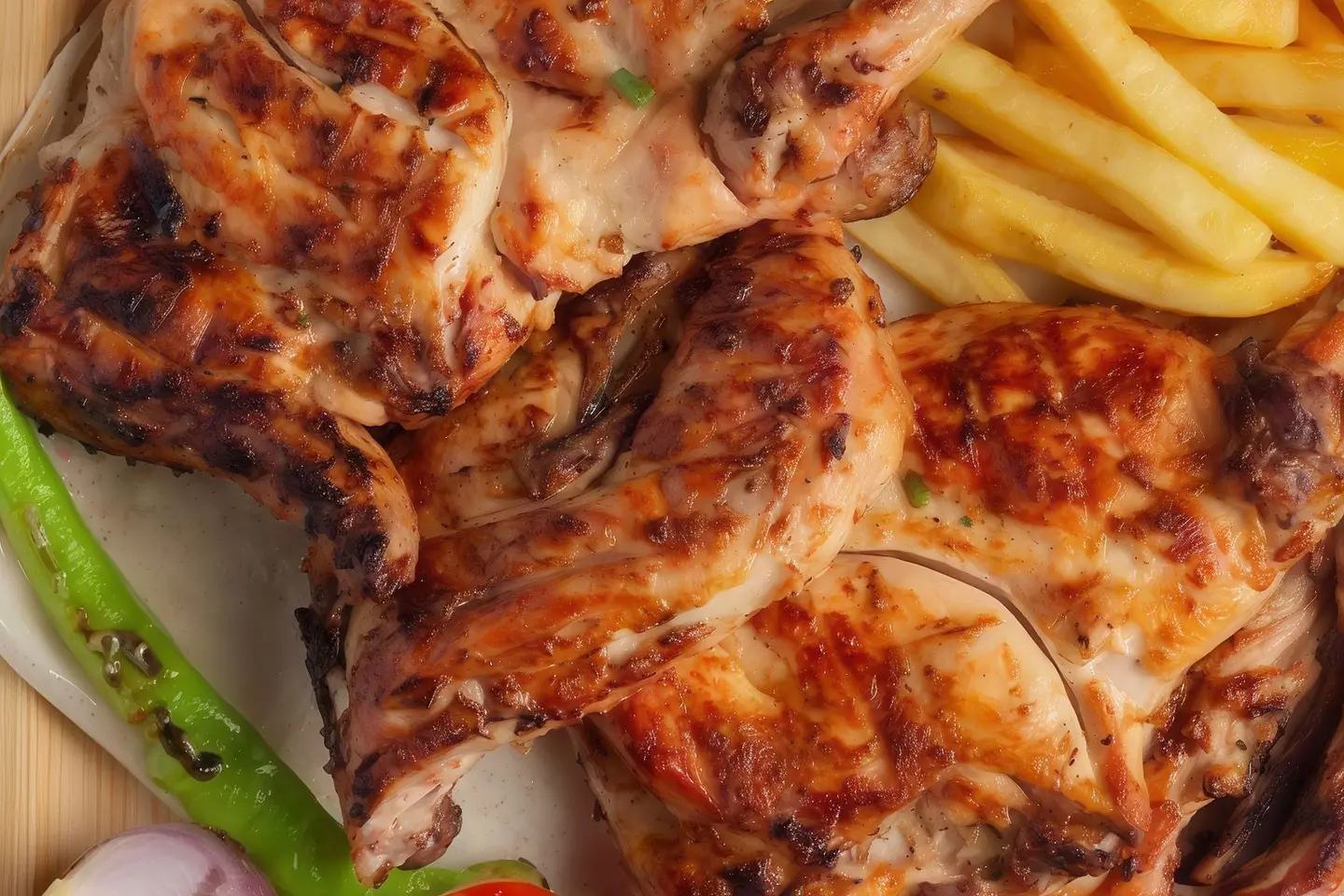 نص دجاج علي الفحم