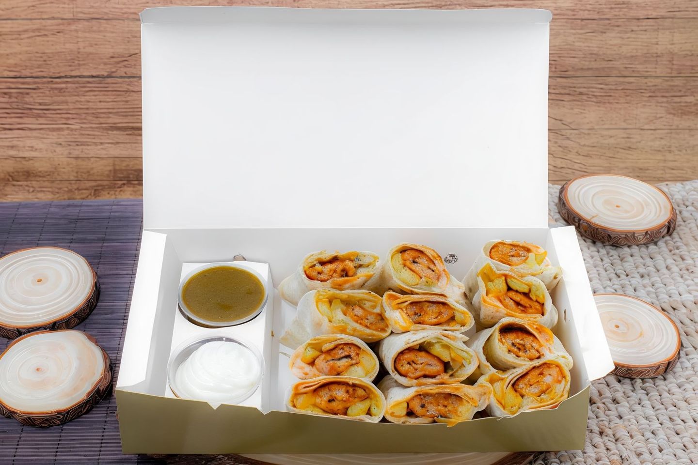 Chicken Kebab Sandwich Box - 6 Sandwiches