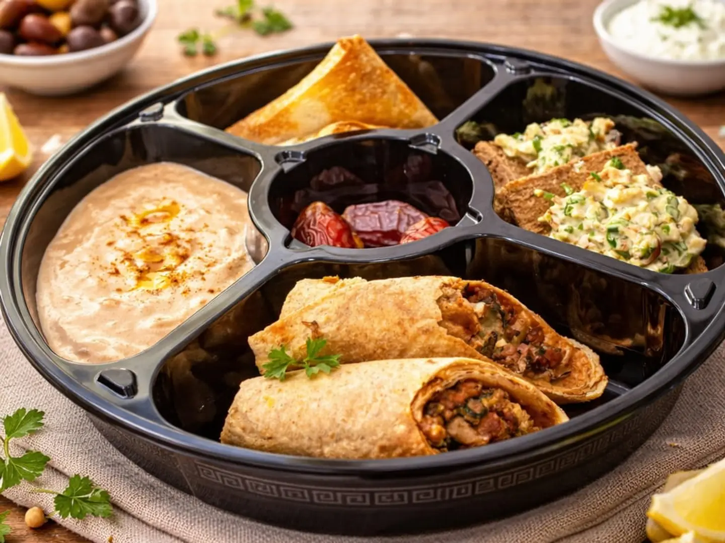 طبق الإفطار كومبو