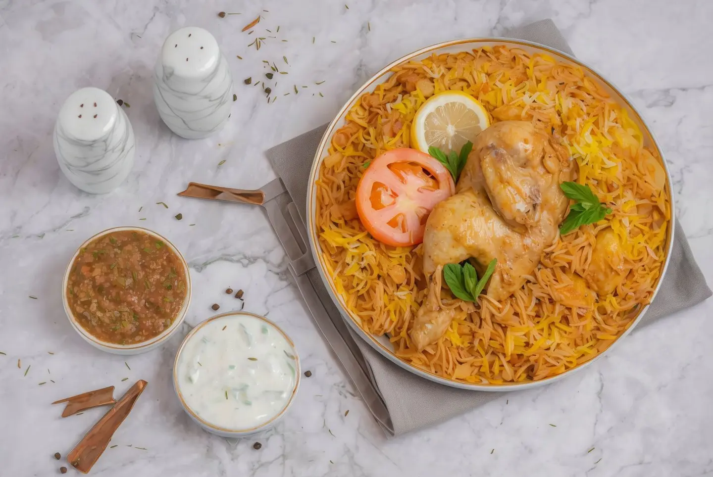 نصف دجاج كابلي