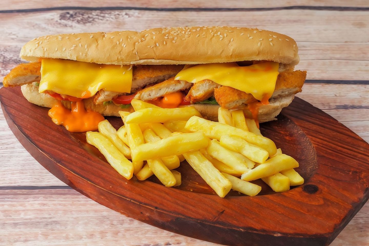 وجبة صب فيليه دجاج