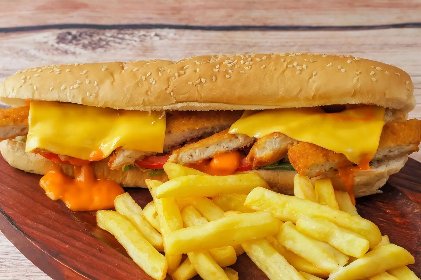 ساندوتش صب فيليه دجاج