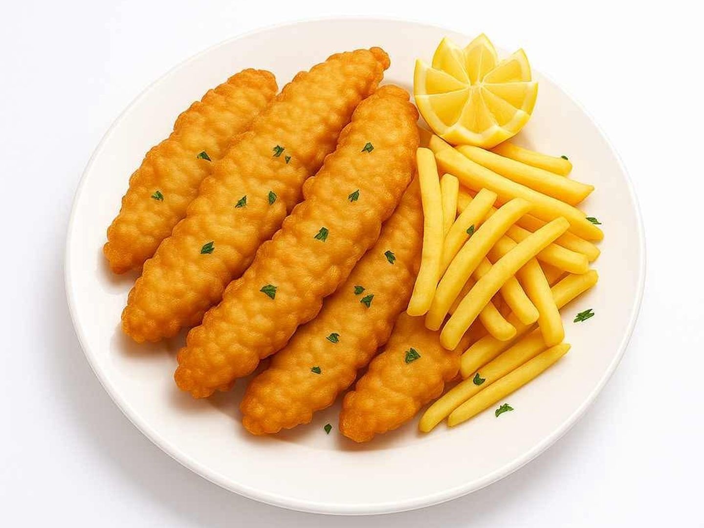 وجبة السمك والبطاطس