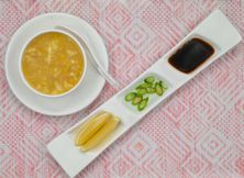 شوربة دجاج بالذرة
