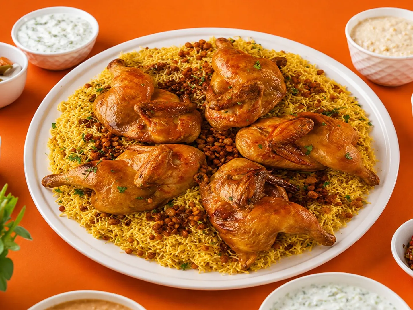 Half Chicken Kuwaiti Majboos