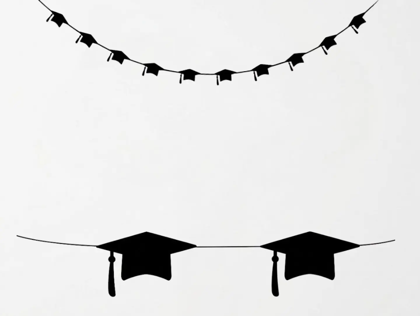 Graduation Cap Banner