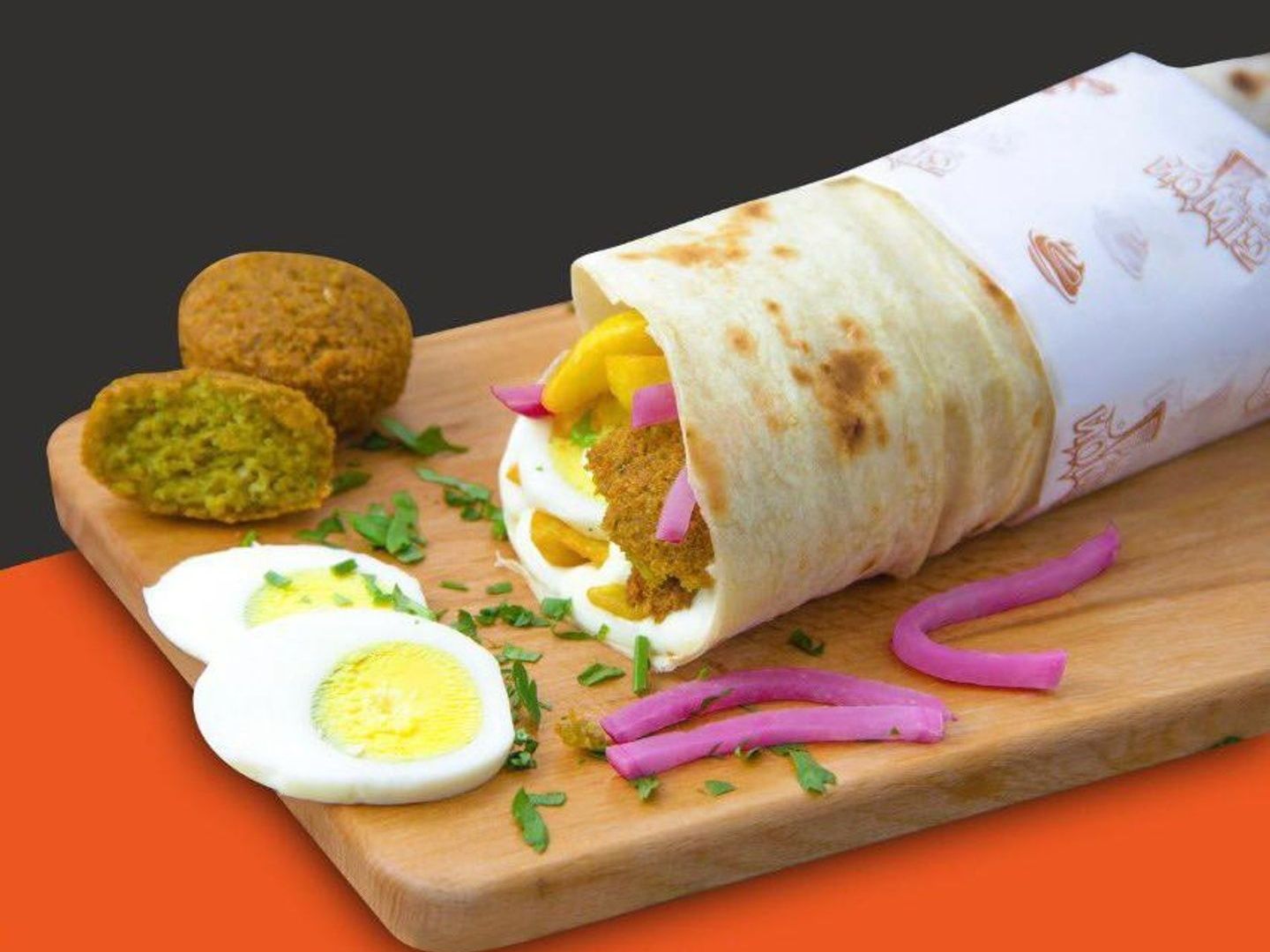 Super Boiled Falafel Sandwich