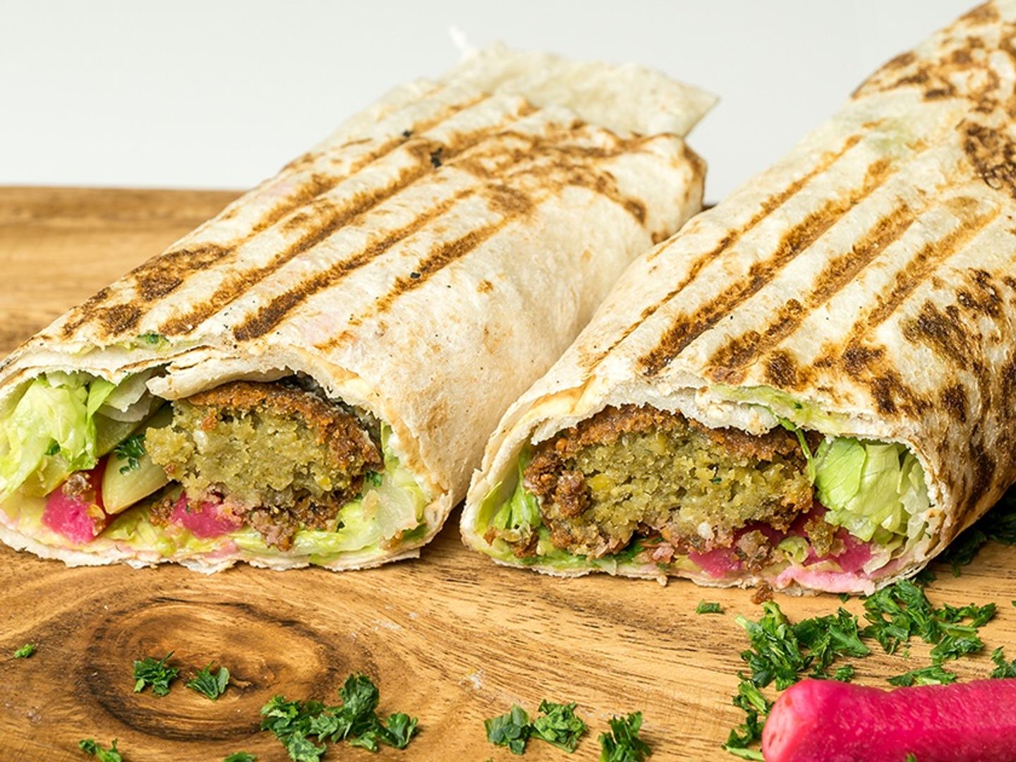 Plain Falafel Sandwich With Cheese