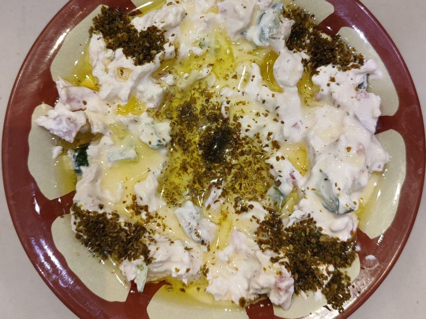 صحن جبنه بالطماطم