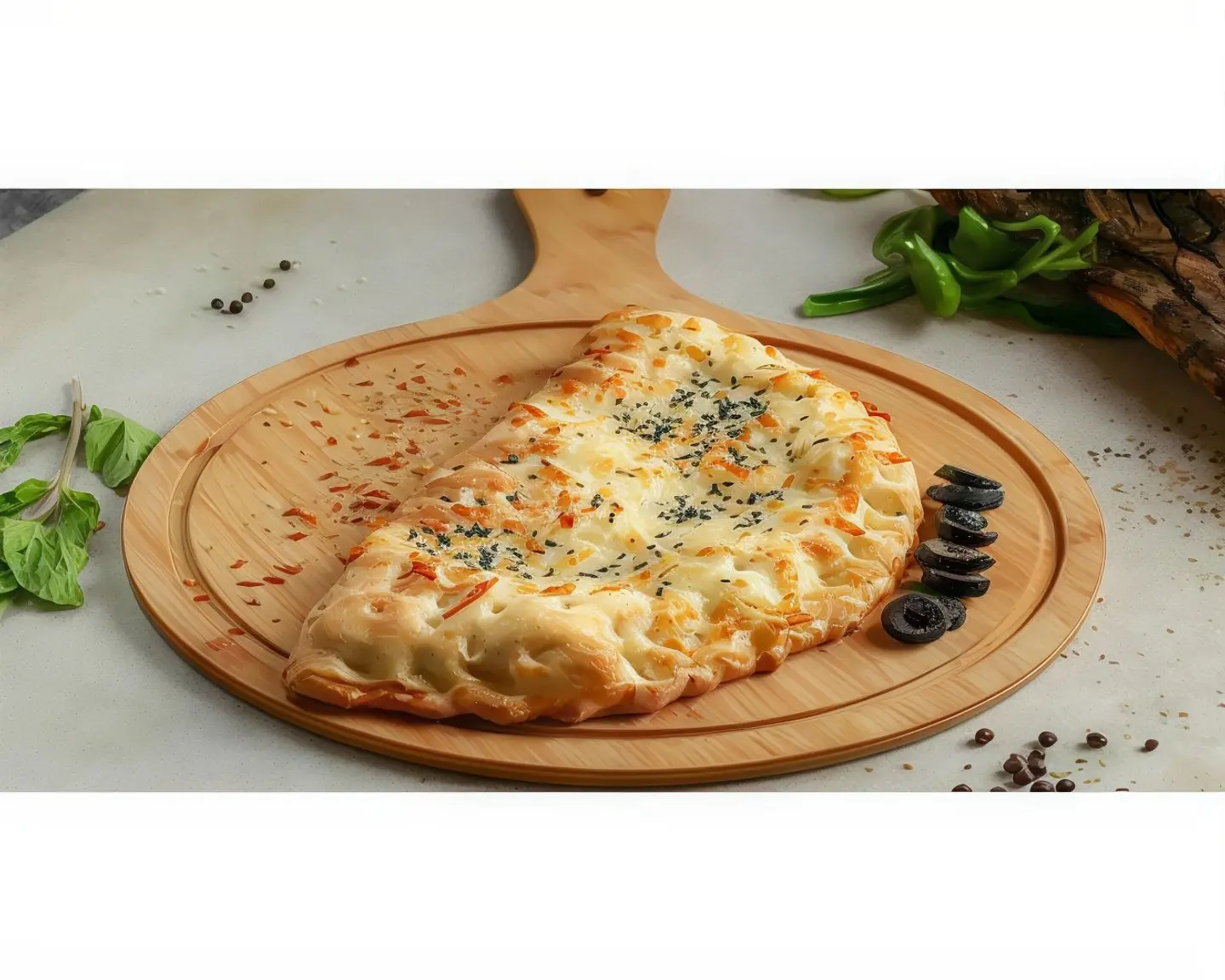 White Cheese With Vegetables