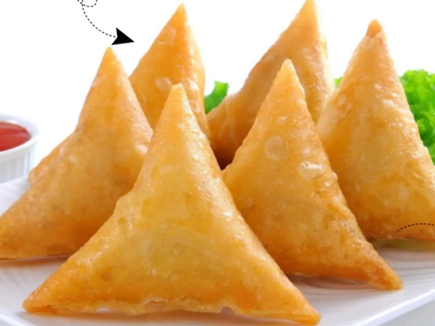 سمبوسة بف جبنة بيضاء