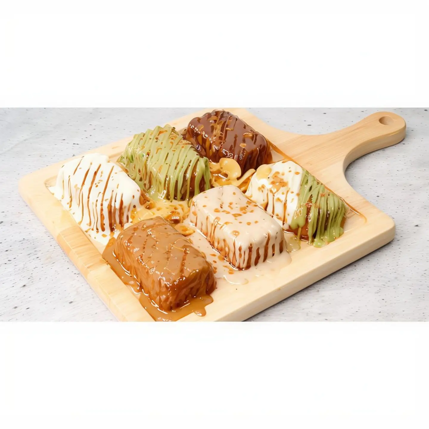 ميني كنافة ميكس صوصات