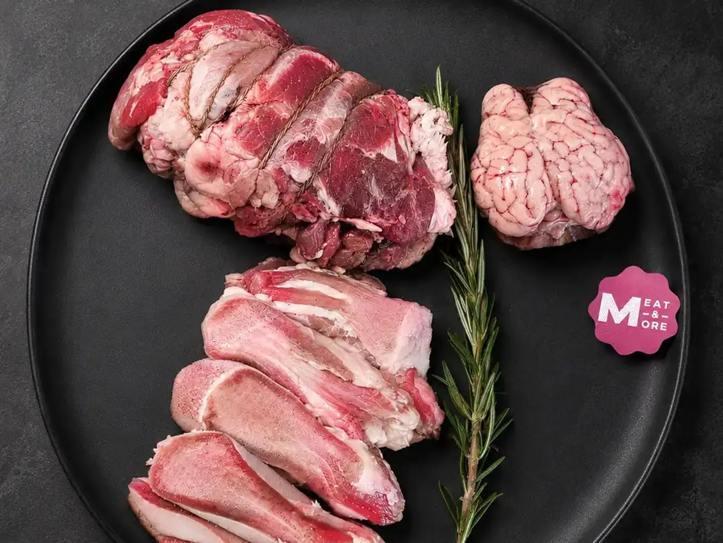 Fresh Deboned Lamb Head With Brain