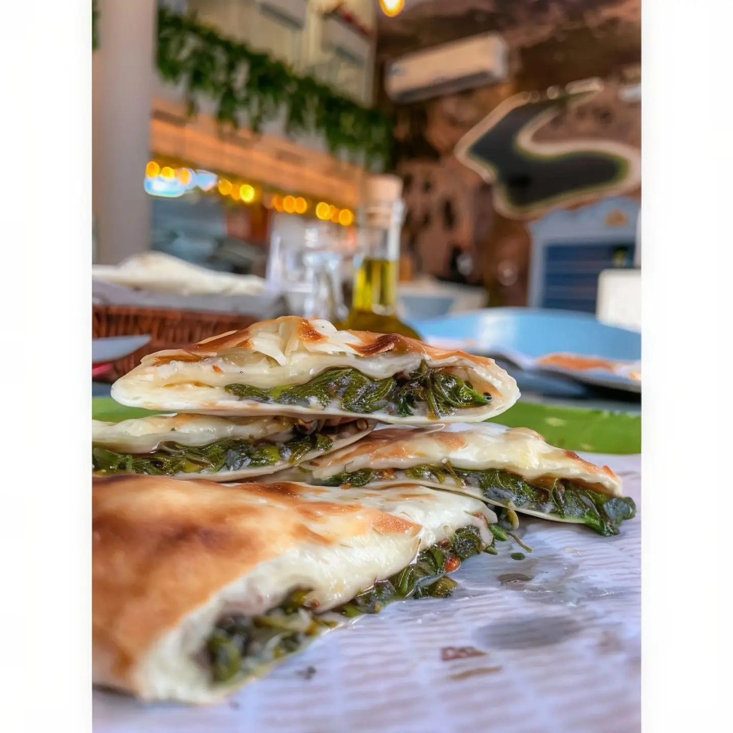 Spinach And Meat Manqusha