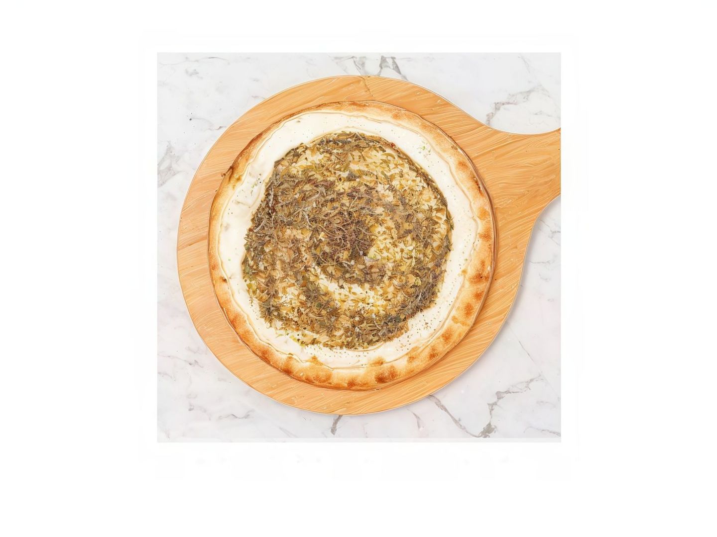 Labneh And Thyme Manakish