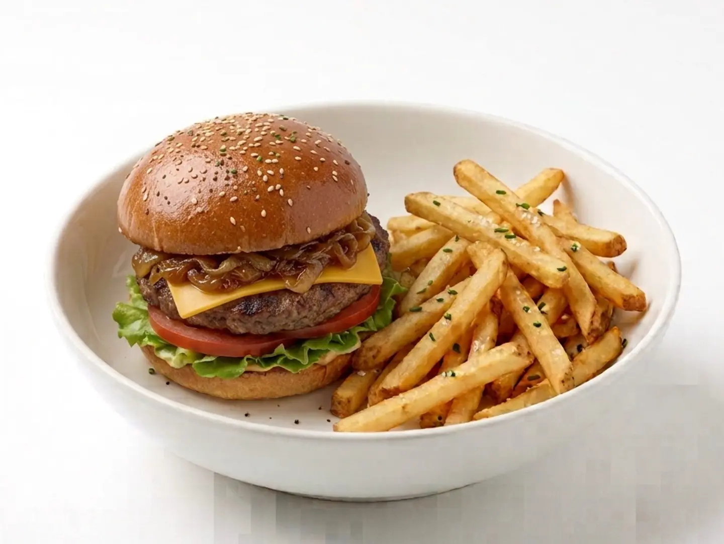 Carmalized Burger