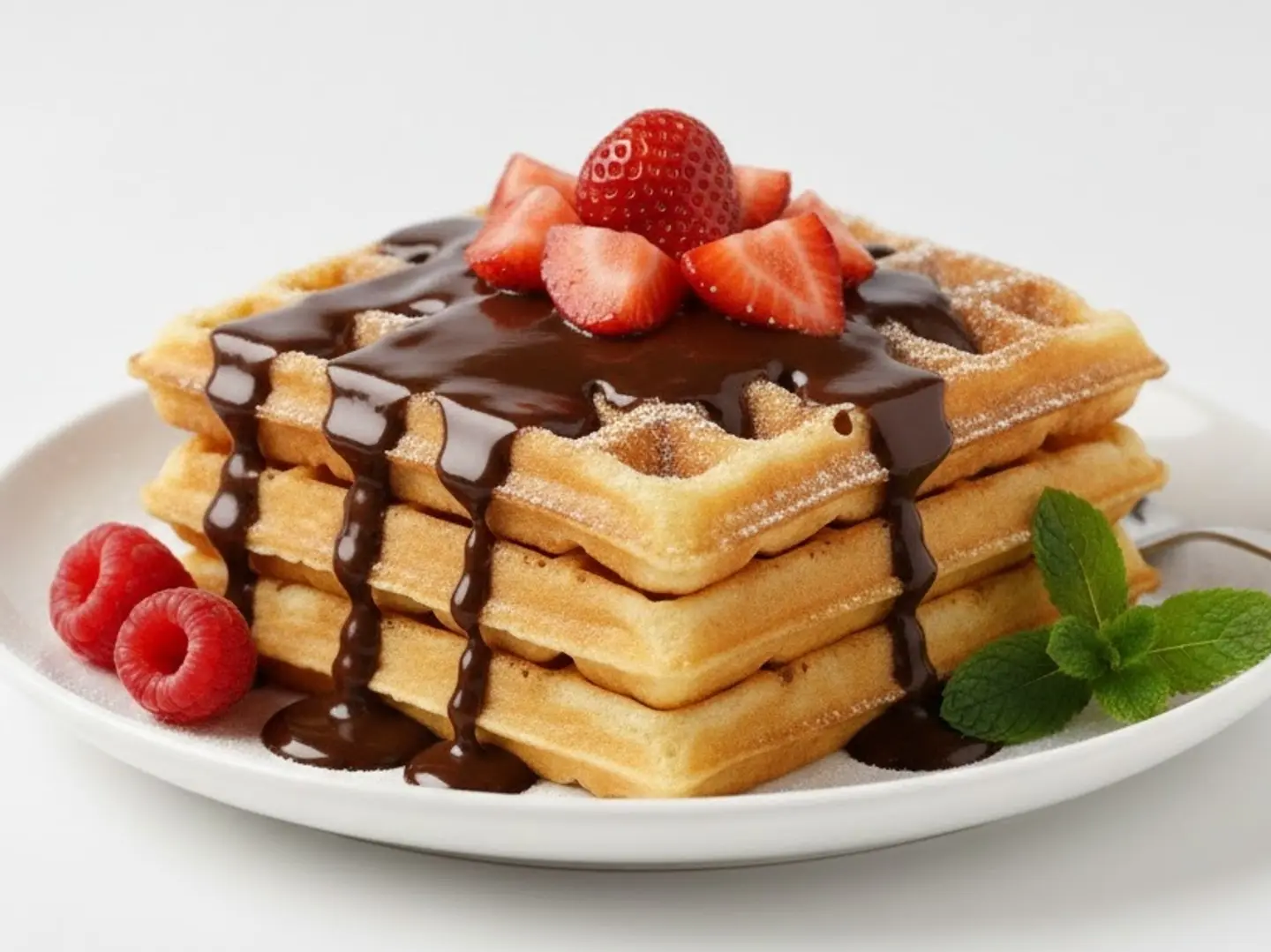 وافل بالفواكه