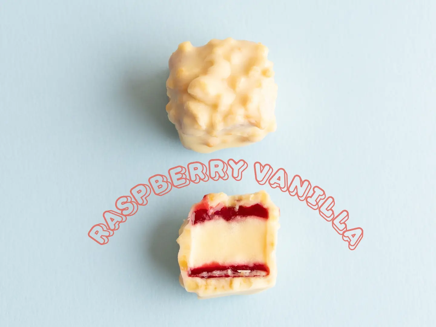Raspberry Vanilla Classic Ice Cream Bites, 8 Pieces