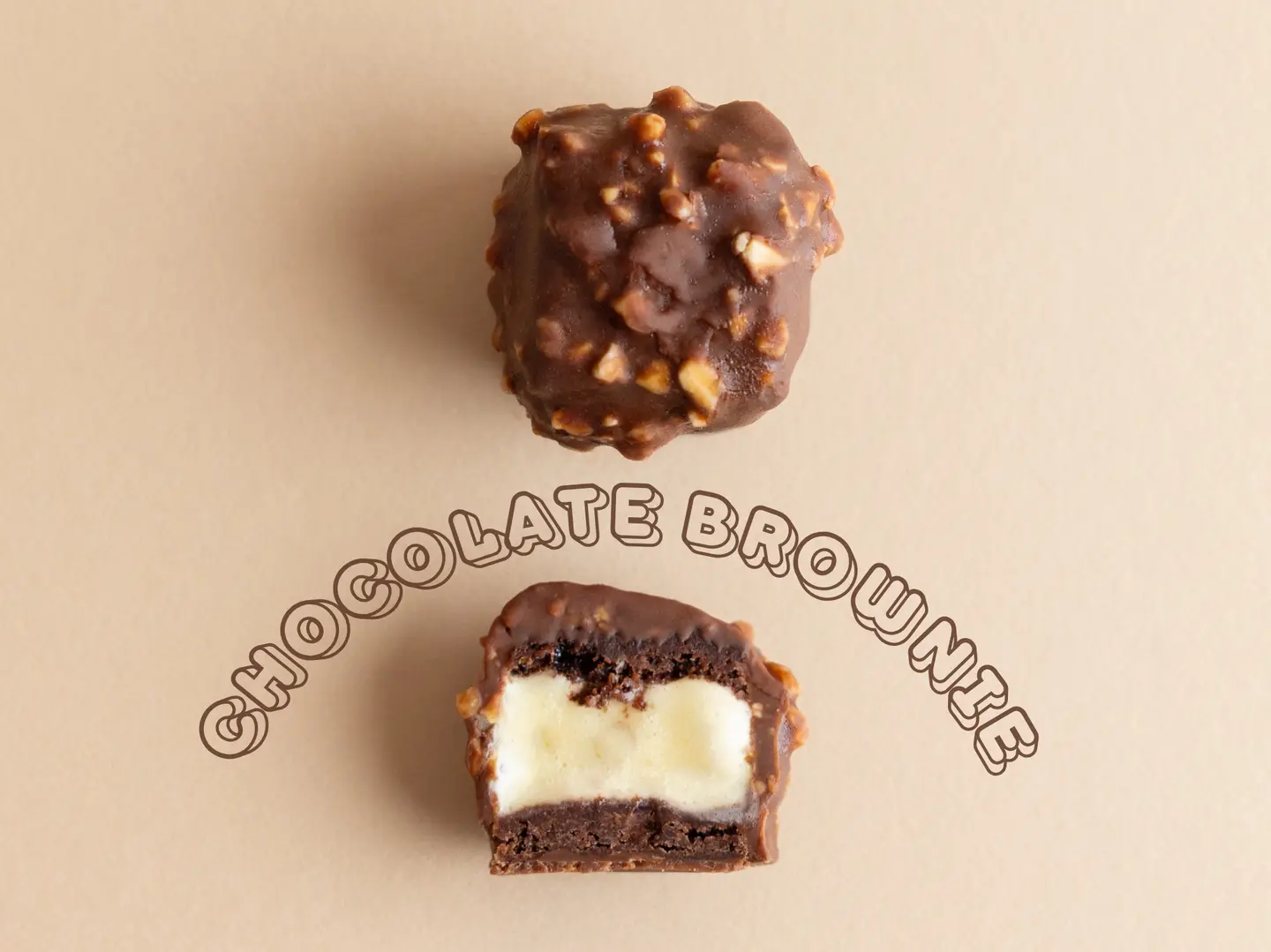 Chocolate Brownie Classic Ice Cream Bites, 8 Pieces