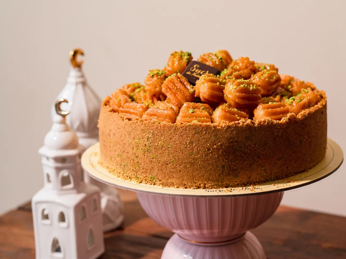 طرمبة بيستاشيو تشيز كيك - ميني