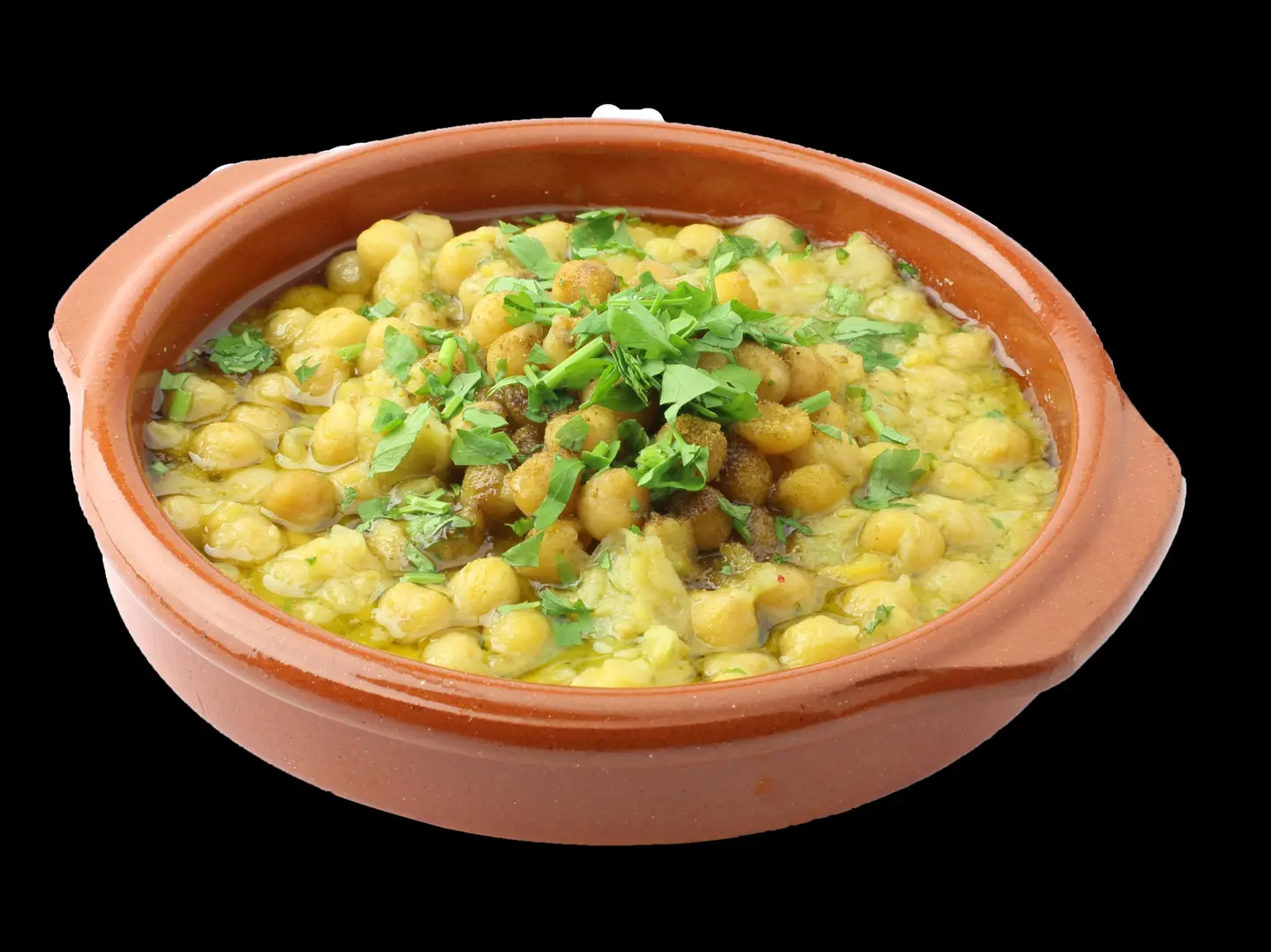 Lebanese Chickpeas Plate Large