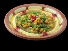 صحن فول مع حمص-كبير