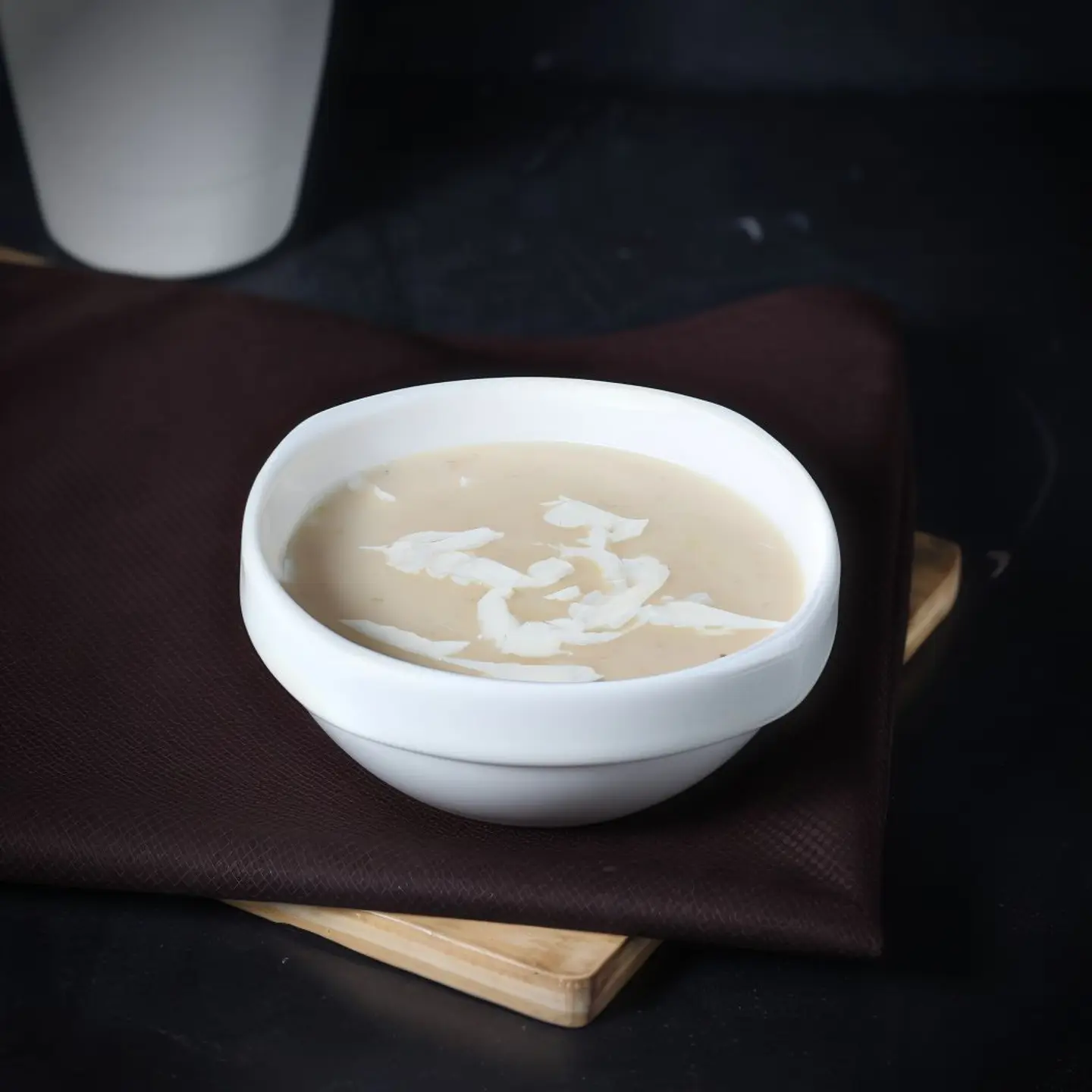 شوربة كريمية دجاج