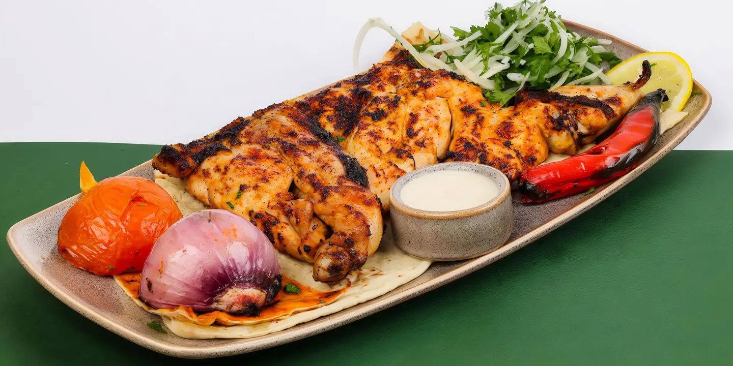 Whole Chicken On Charcoal