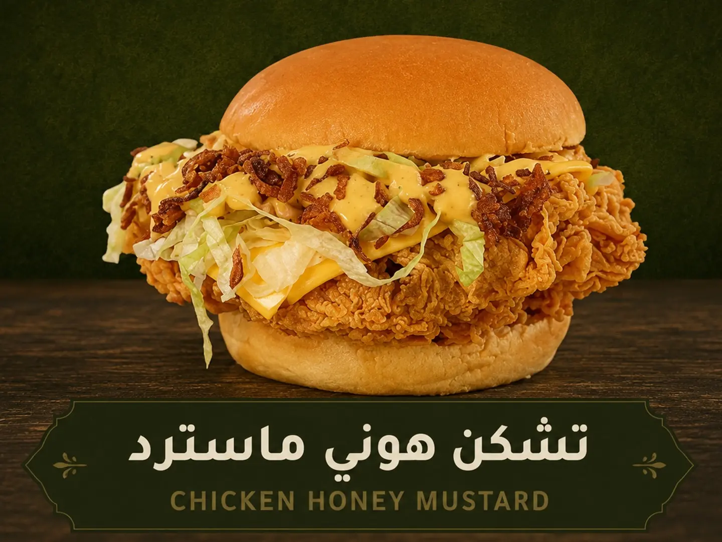 تشكن هوني ماسترد برجر