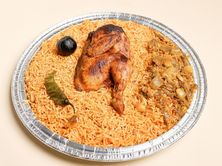 نص دجاجة كبسة حساوية