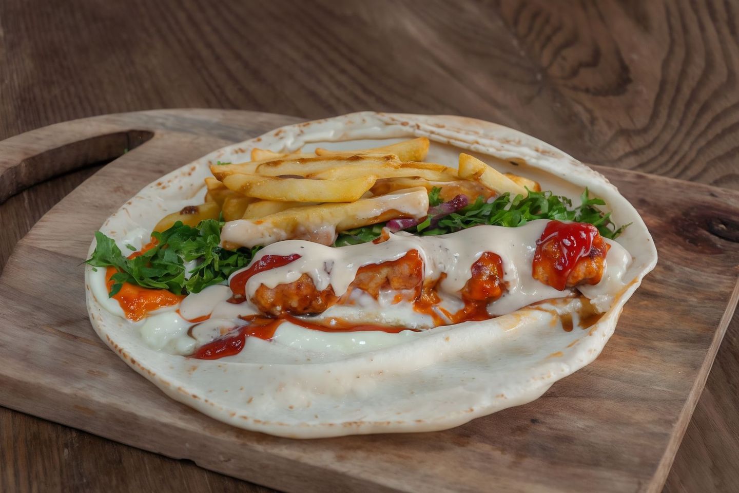ساندوتش مبشور دجاج بالجبن