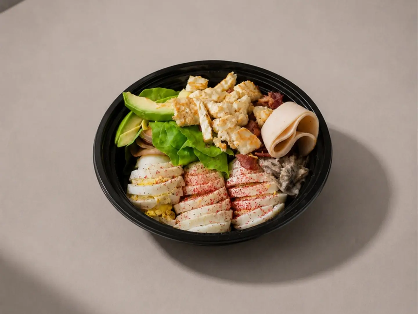 Healthy Plate With Boiled Eggs
