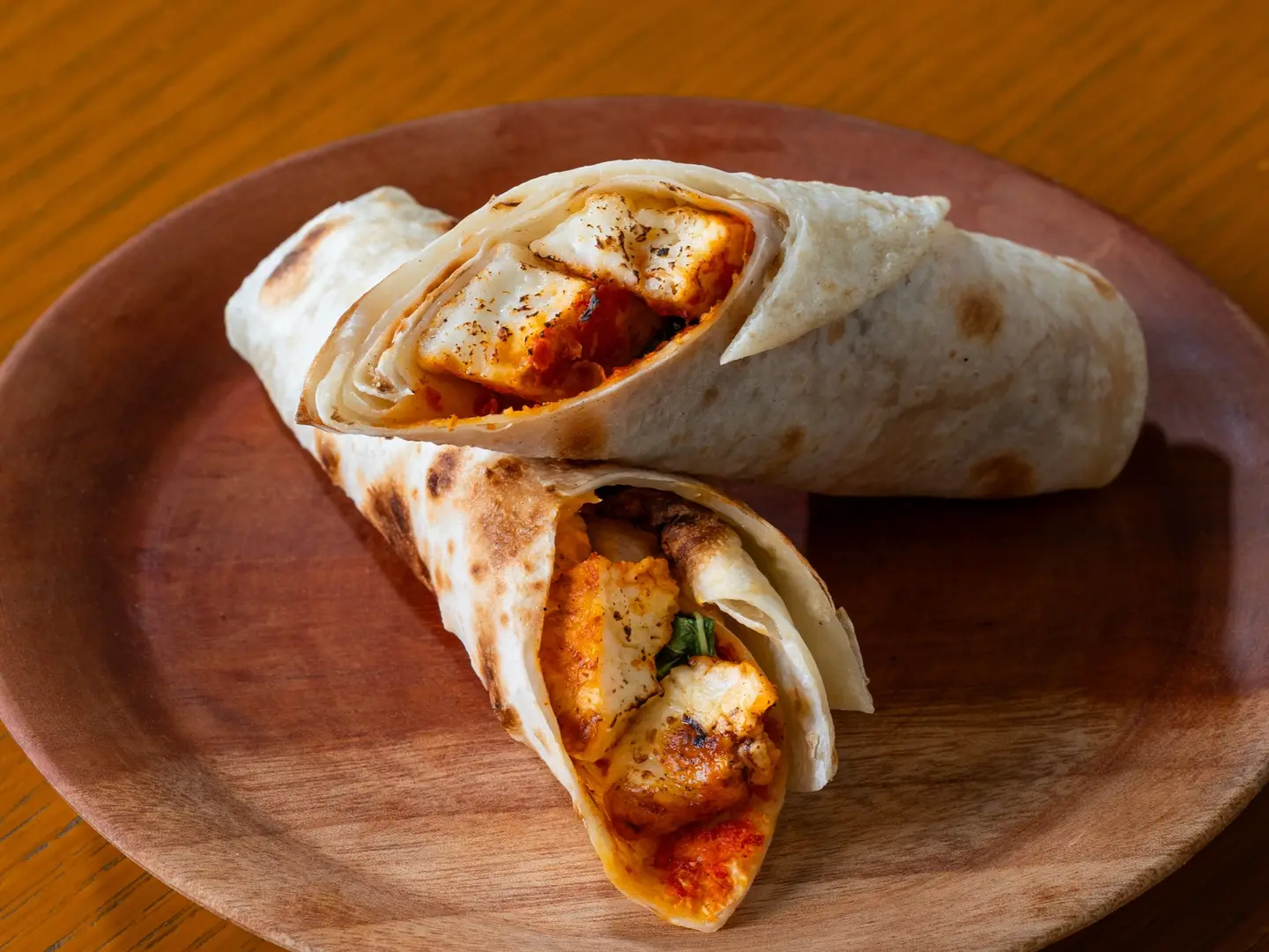 Chapati Spicy Halloumi