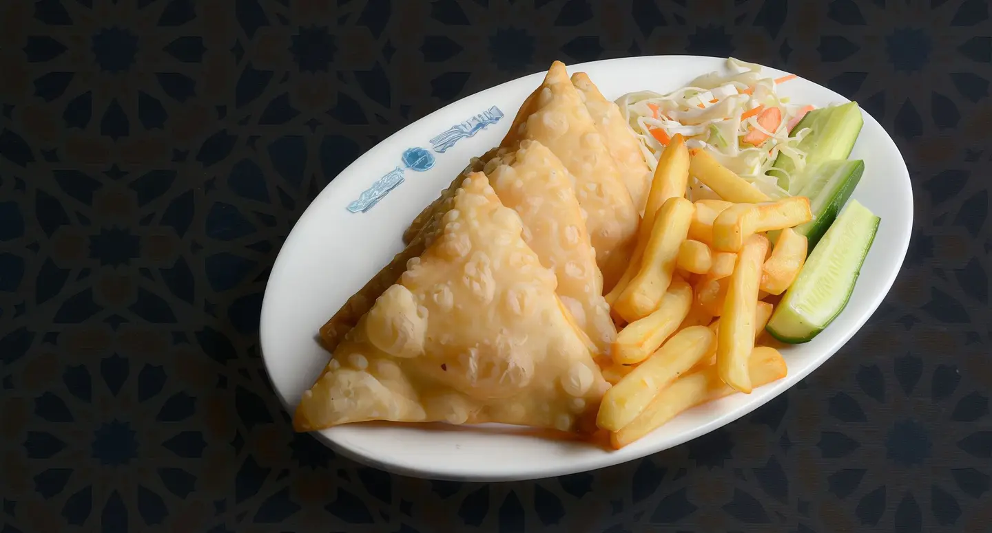 سمبوسة جبن و خضروات