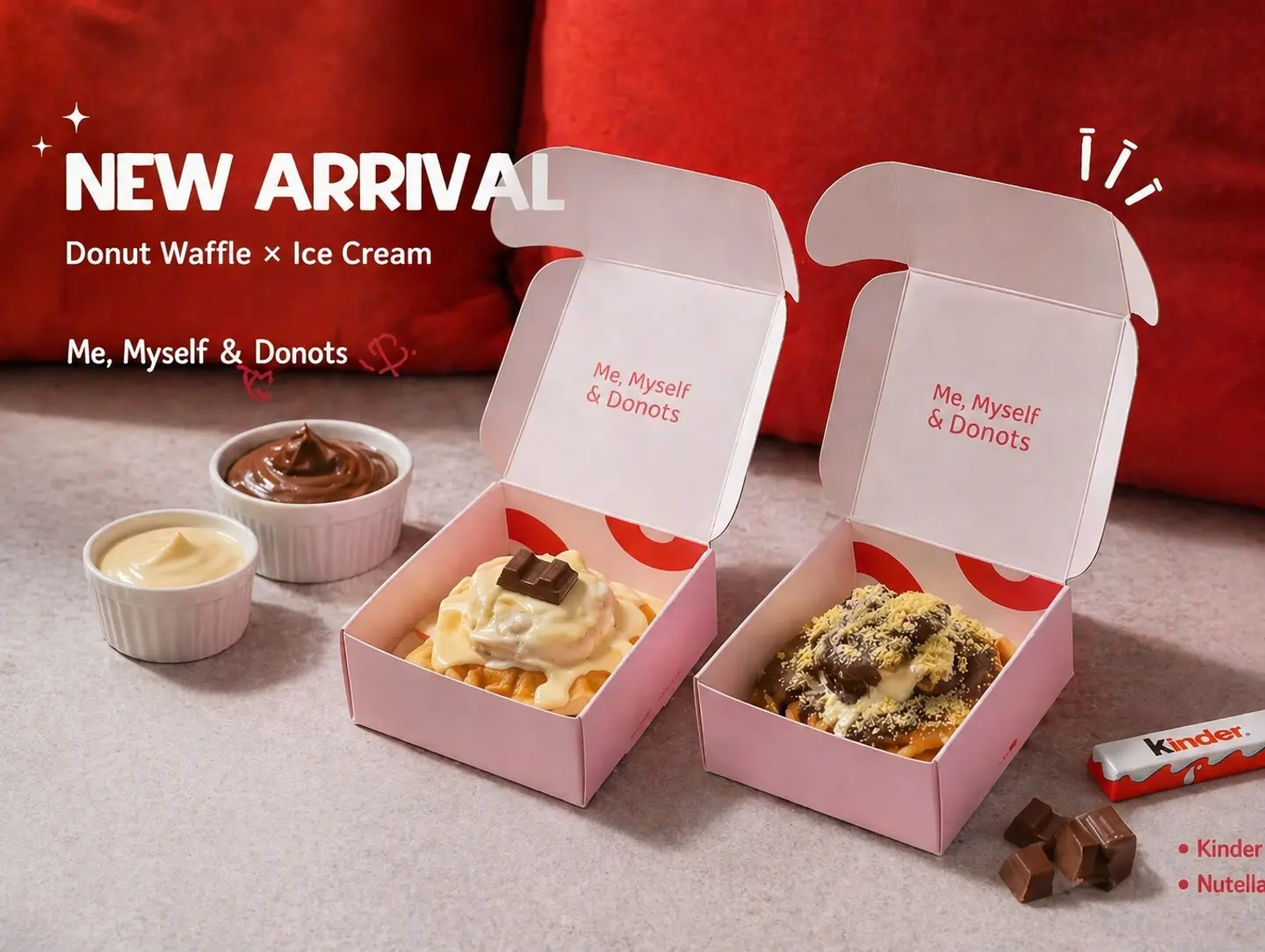 Waffle Donut Ice Cream