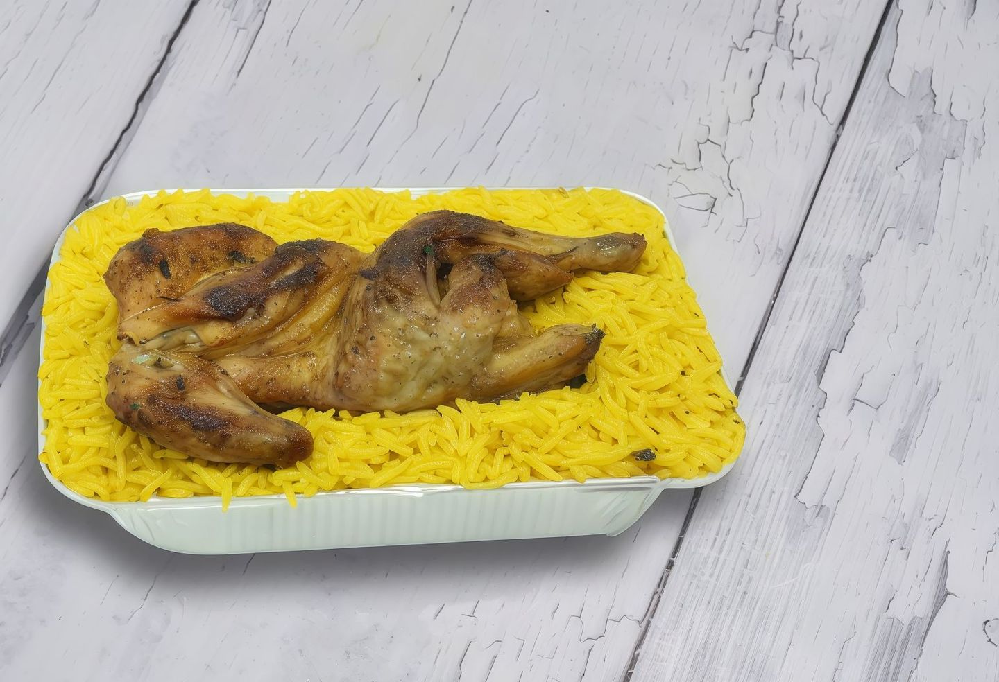 Madbi  Chicken With Peshawar Rice - Whole Chicken