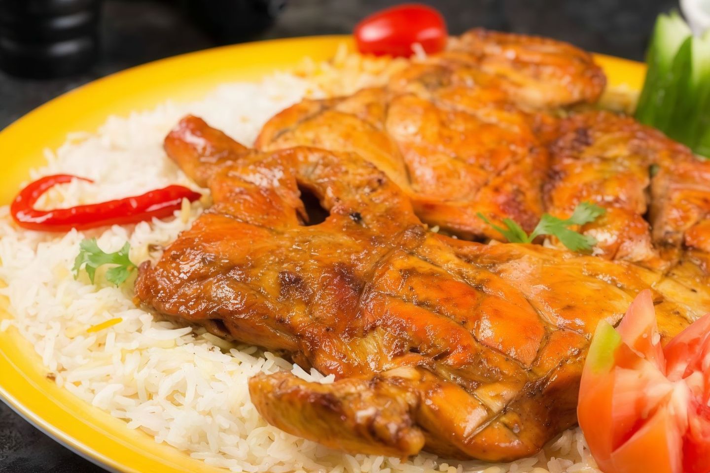 Plain Charcoal Chicken - Half A Chicken