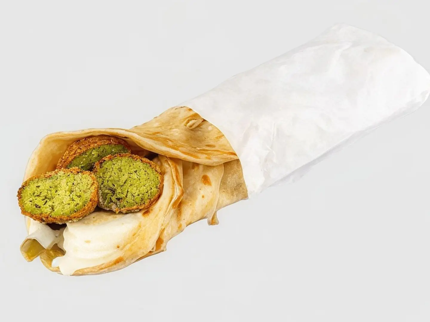 فلافل خبز شباتي