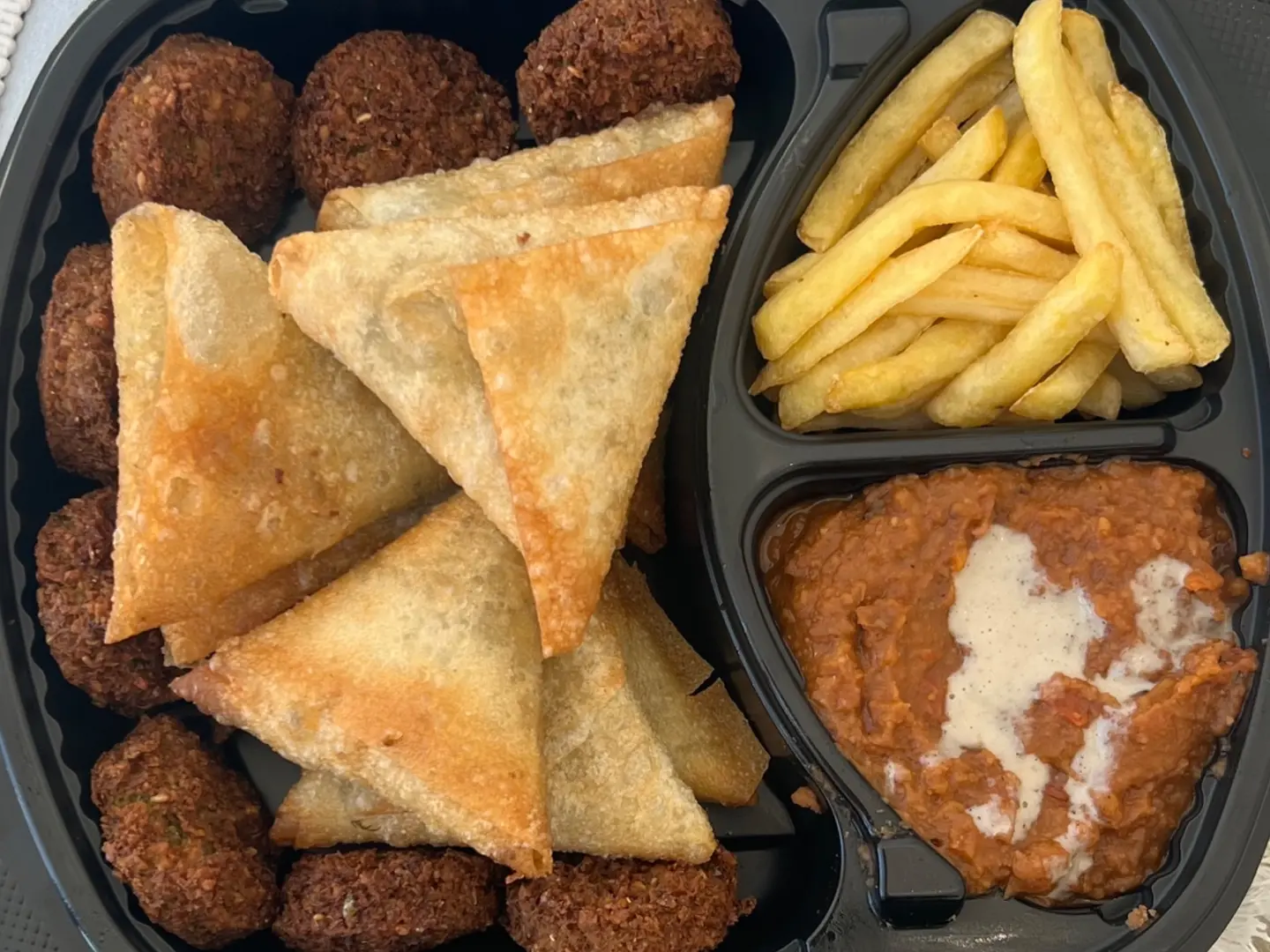 مشكل فلافل مع الفول