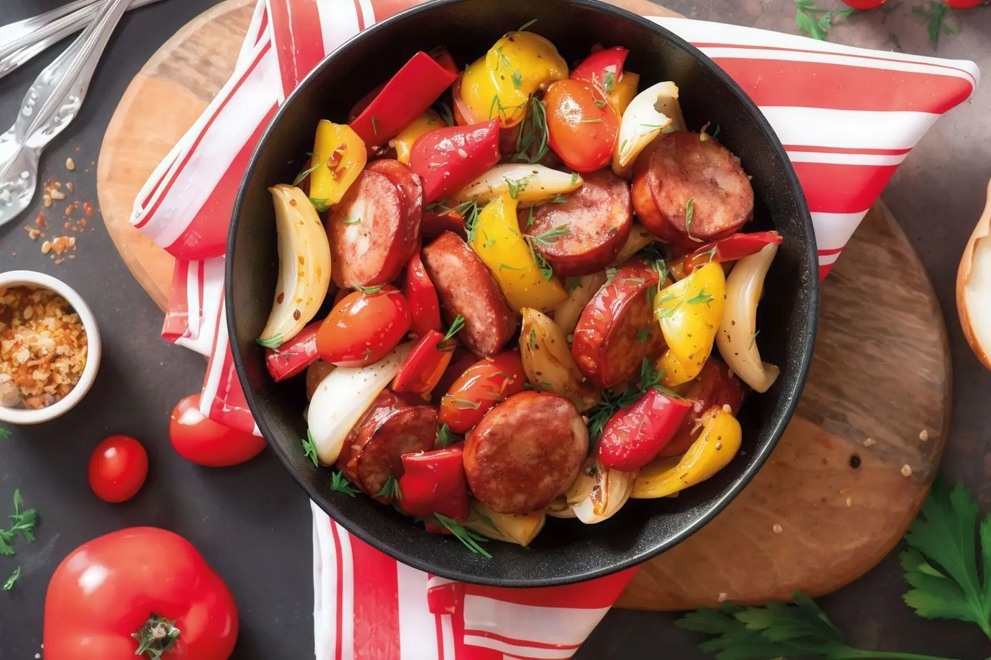 صحن نقانق - كبير