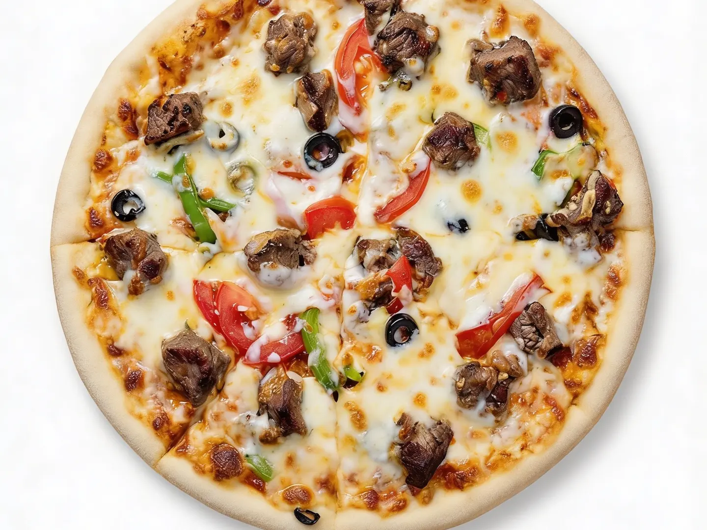 Grilled Meat Kebab Pizza