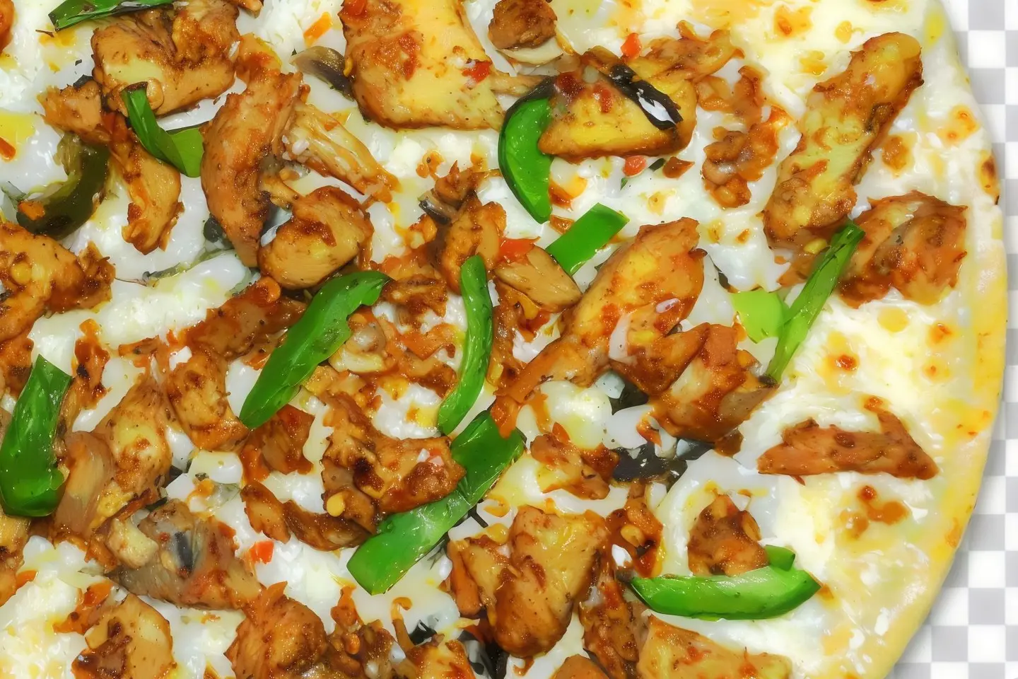 Grilled Chicken Kebab Pizza