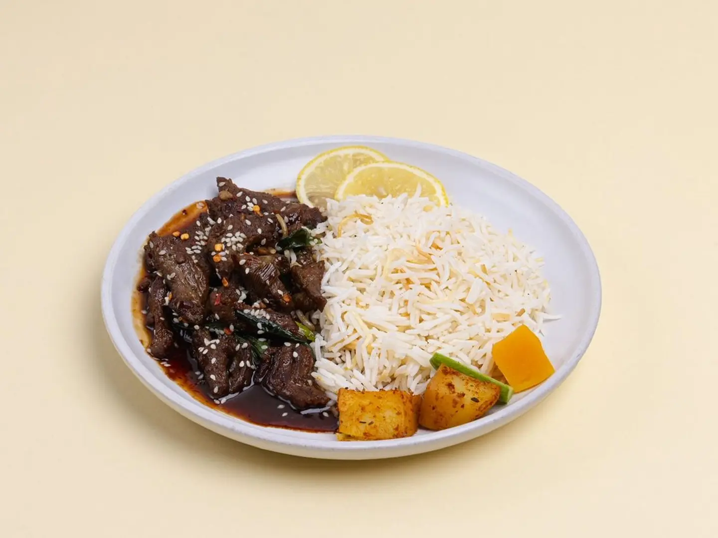 منقوليا بيف - لحم