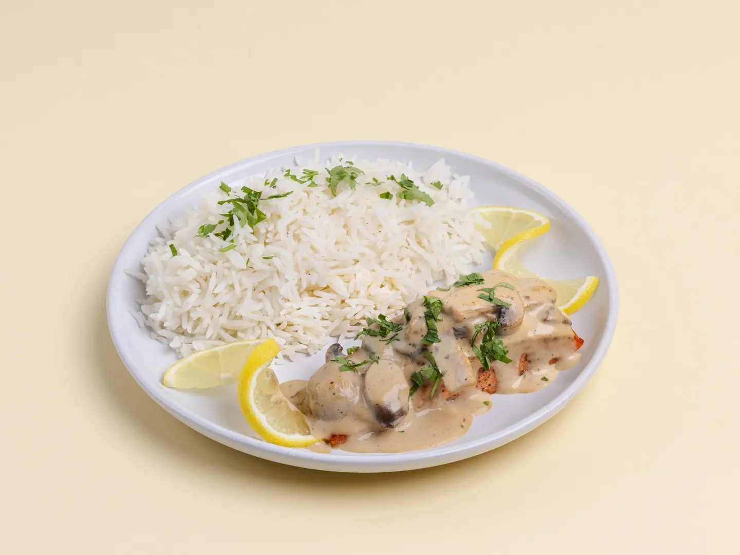 سالمون بصوص الماشروم