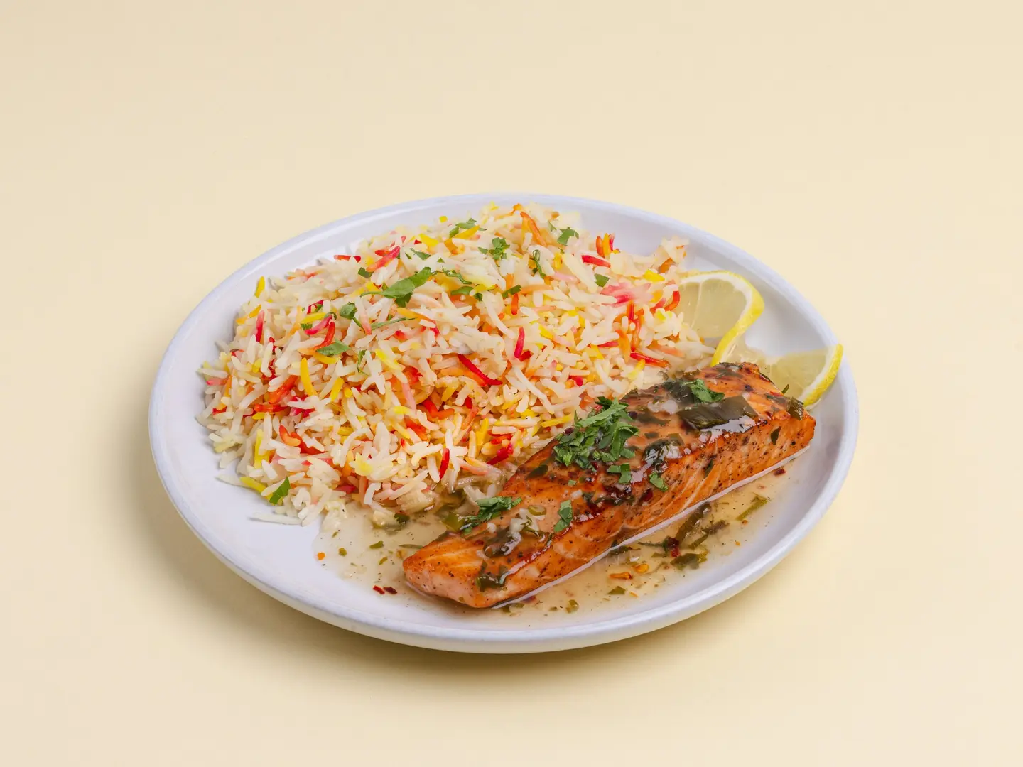 سالمون بصوص الليمون