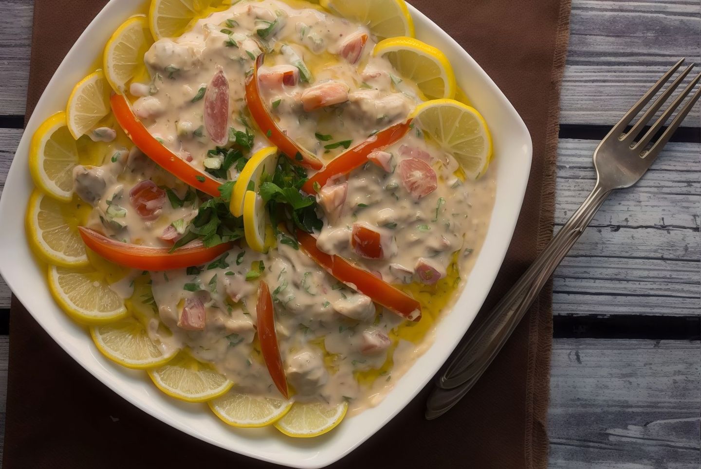 Ringa Salad With Tahini