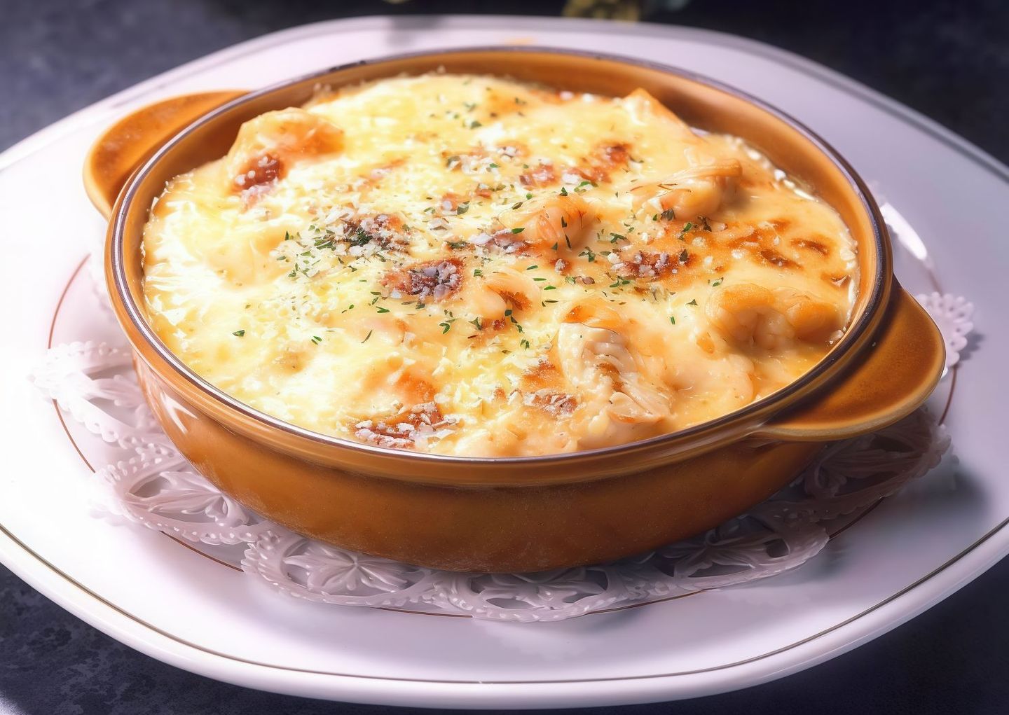 Bechamel With Shrimp